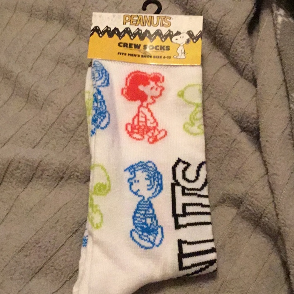 Peanuts Snoopy Crew Socks new unisex